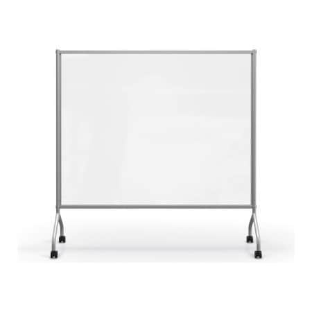 Mooreco Balt Acrylic Mobile Divider - 71.7"W x 71.8"H - Clear 62506-CLEAR